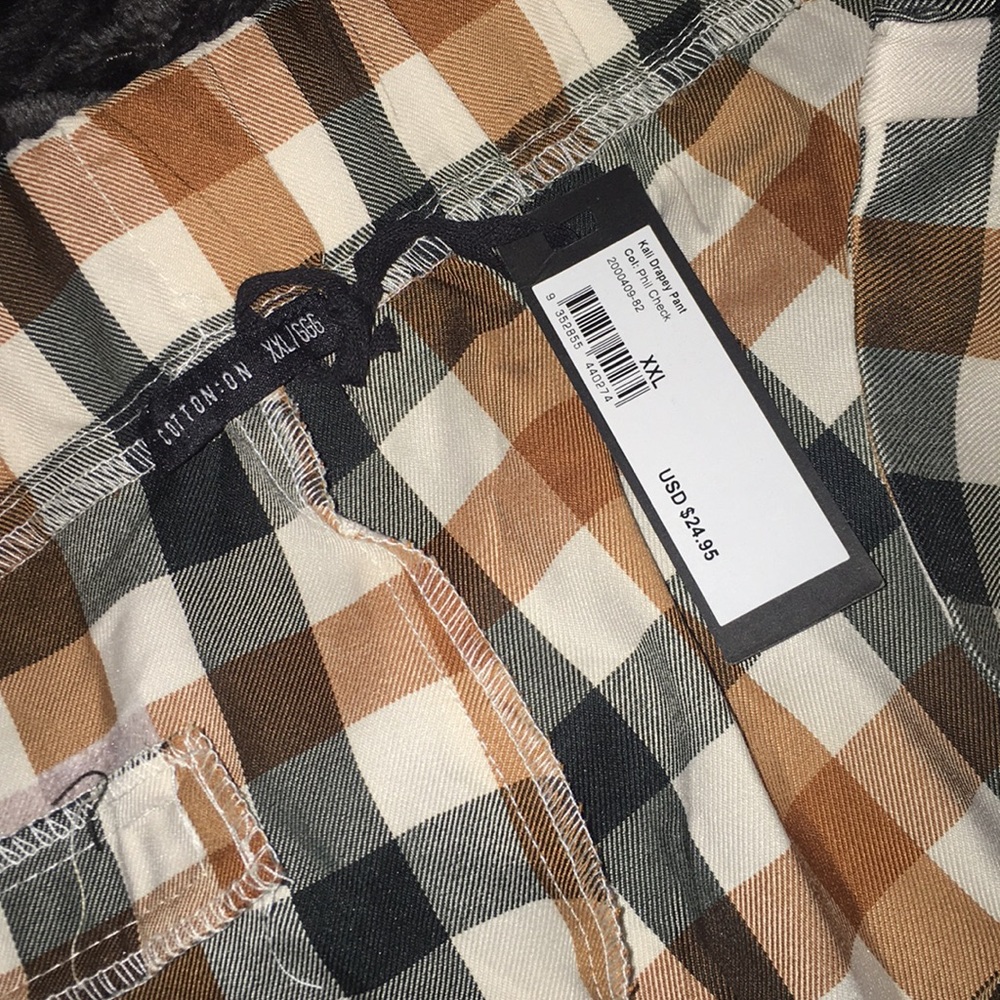 Cotton on plaid pants